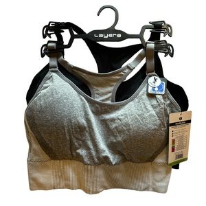Layer 8 Seamless Ladies Sports Bra 2 Pack